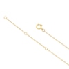 Thumbnail Image 3 of Sterling Silver & 18ct Gold Plated Vermeil Sapphire Bezel Necklace