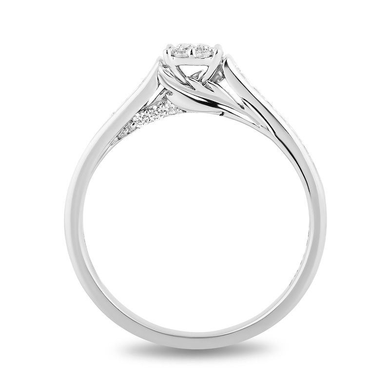 Main Image 2 of Enchanted Disney Fine Jewellery 0.25ct Diamond Pocahontas Ring