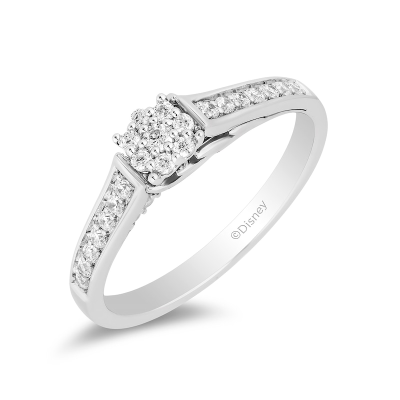 Main Image 3 of Enchanted Disney Fine Jewellery 0.25ct Diamond Pocahontas Ring