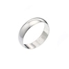 Thumbnail Image 0 of 9ct White Gold 6mm Extra Heavy D Shape Ring