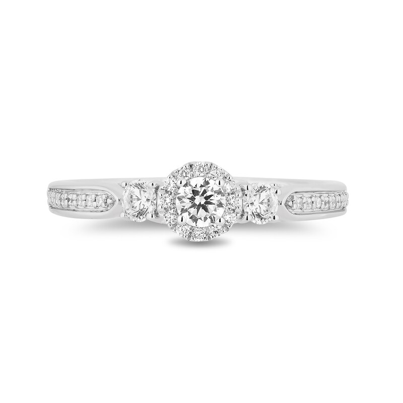 Main Image 1 of Enchanted Disney Fine Jewellery 0.50ct Diamond Jasmine Ring