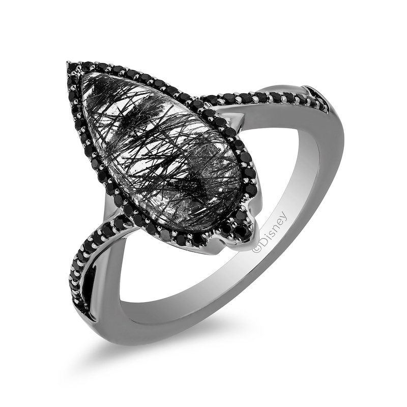 Main Image 3 of Enchanted Disney Fine Jewellery Diamond Maleficent Ring