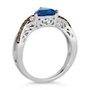 Thumbnail Image 3 of Le Vian 14ct Vanilla Gold 0.18ct Diamond & Tanzanite Ring
