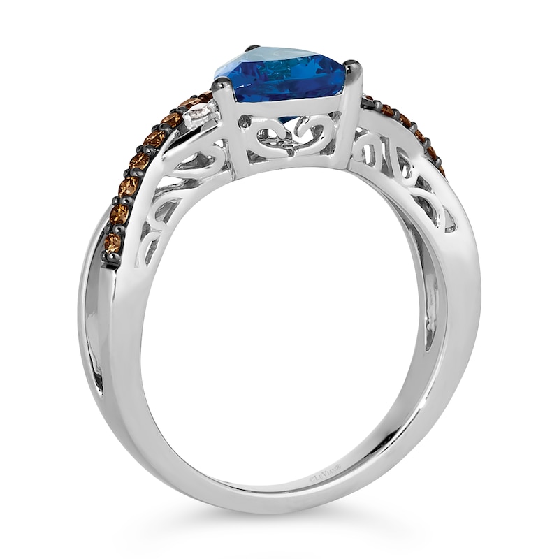 Main Image 3 of Le Vian 14ct Vanilla Gold 0.18ct Diamond & Tanzanite Ring