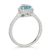 Thumbnail Image 1 of Le Vian 14ct Vanilla Gold 0.29ct Diamond & Aquamarine Ring