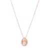 Thumbnail Image 1 of Le Vian 14ct Rose Gold 0.11ct Diamond & Morganite Pendant