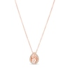 Thumbnail Image 0 of Le Vian 14ct Rose Gold 0.11ct Diamond & Morganite Pendant