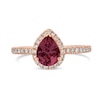 Thumbnail Image 1 of Le Vian 14ct Rose Gold 0.29ct Diamond & Rhodolite Ring