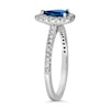 Thumbnail Image 4 of Le Vian 14ct Vanilla Gold 0.37ct Diamond & Sapphire Ring