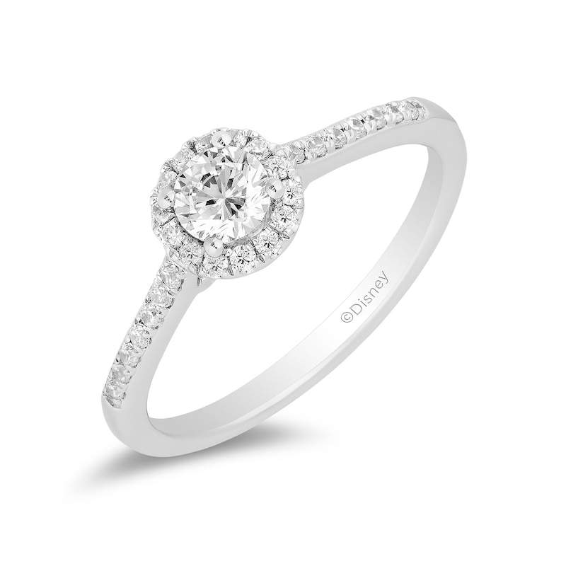 Main Image 3 of Enchanted Disney Fine Jewellery Diamond Majestic Princess Halo Ring