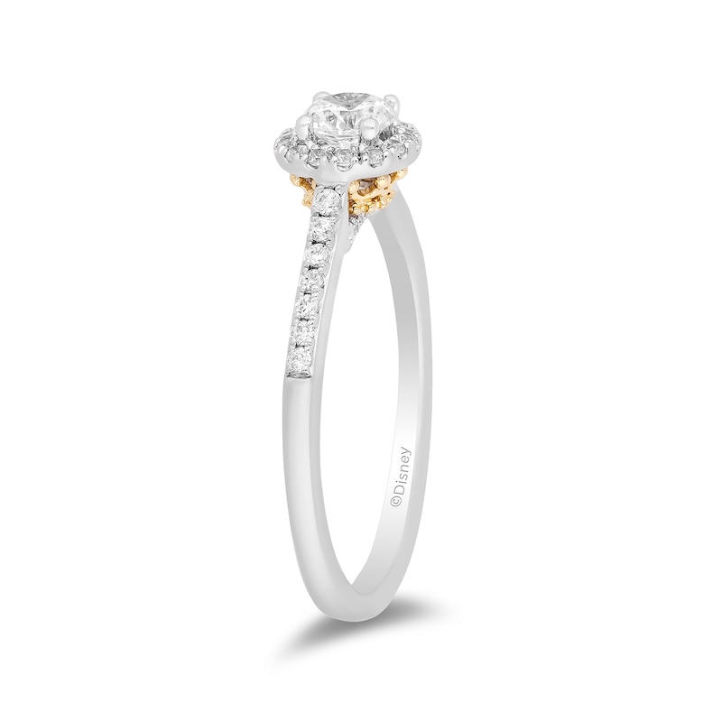 Main Image 4 of Enchanted Disney Fine Jewellery Diamond Majestic Princess Halo Ring