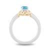 Thumbnail Image 2 of Enchanted Disney Fine Jewellery 0.10ct Diamond Jasmine Ring