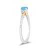 Thumbnail Image 3 of Enchanted Disney Fine Jewellery 0.10ct Diamond Jasmine Ring