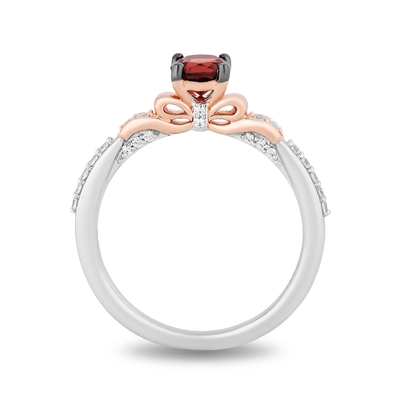 Main Image 2 of Enchanted Disney Fine Jewellery 0.20ct Diamond Snow White Ring