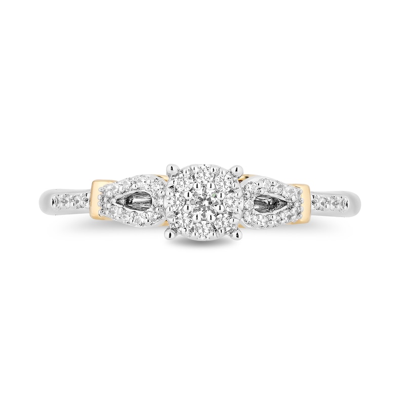 Main Image 1 of Enchanted Disney Fine Jewellery 0.20ct Diamond Tiana Ring