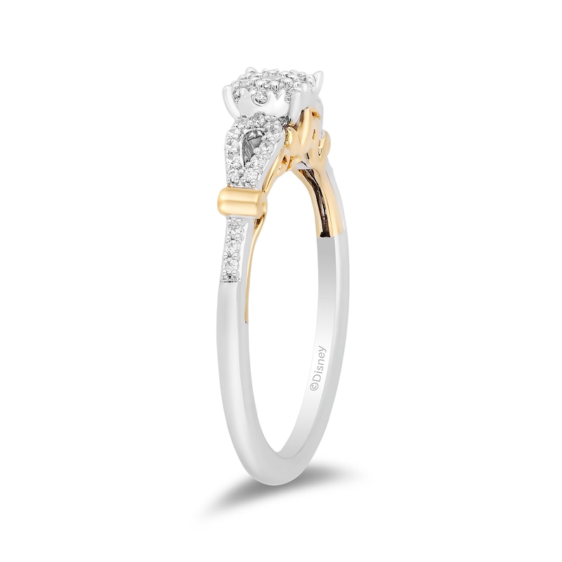 Main Image 4 of Enchanted Disney Fine Jewellery 0.20ct Diamond Tiana Ring