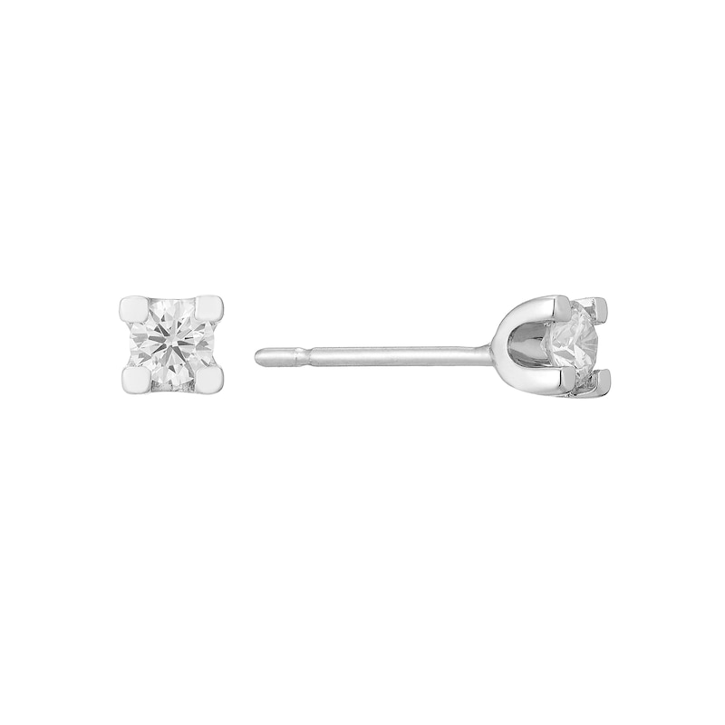 The Forever Diamond 18ct White Gold 0.25ct Stud Earrings