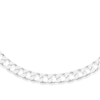 Thumbnail Image 1 of Men's Silver Square Curb Bracelet 8.25''