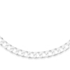 Thumbnail Image 2 of Men's Sterling Silver Square Curb Bracelet 8.25''