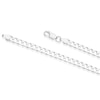 Thumbnail Image 2 of Men's Silver Square Curb Bracelet 8.25''