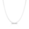 Thumbnail Image 1 of Men's Sterling Silver Flat Curb Chain 22''