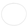 Thumbnail Image 2 of Men's Sterling Silver Flat Curb Chain 22''