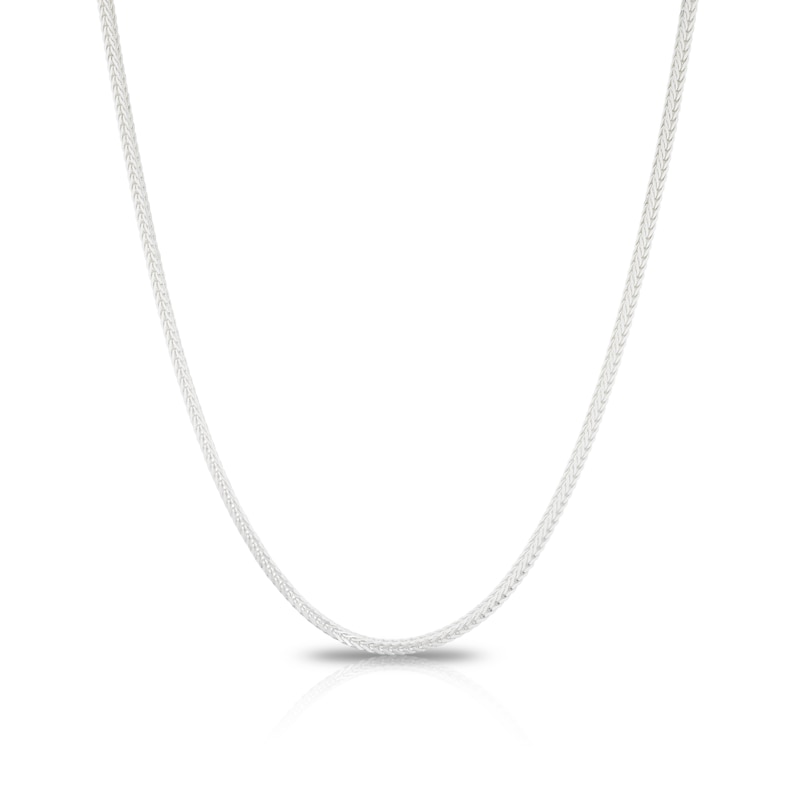 Main Image 1 of Men's Sterling Silver 20" Foxtail Chain