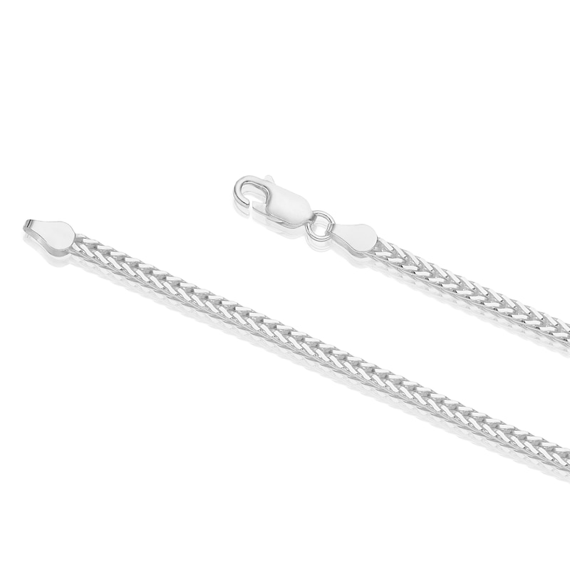 Main Image 3 of Men's Sterling Silver 20" Foxtail Chain
