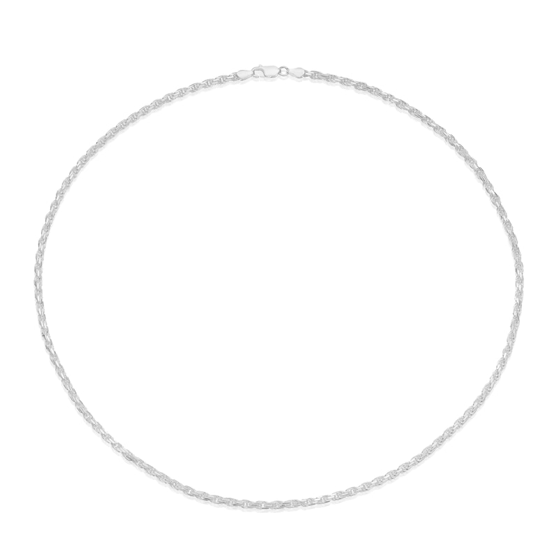 Main Image 2 of Men's Sterling Silver 22" Rope Chain