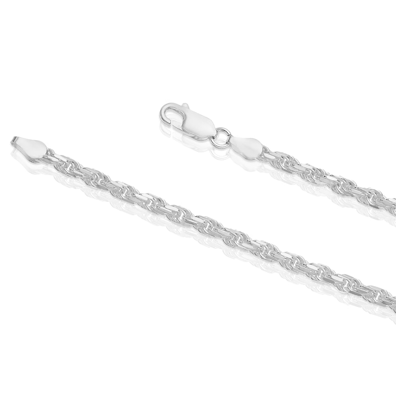 Main Image 3 of Men's Sterling Silver 22" Rope Chain