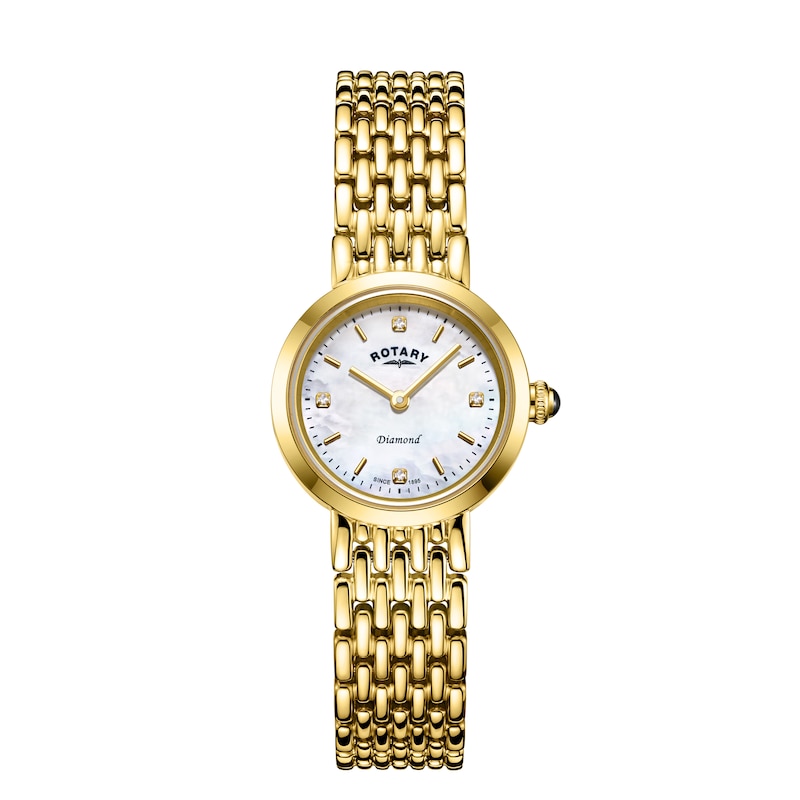 Main Image 1 of Rotary Balmoral Ladies' Yellow Gold Tone Bracelet Watch