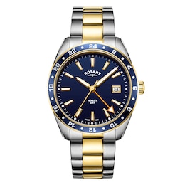 Rotary Henley Men's Two Tone Bracelet Watch