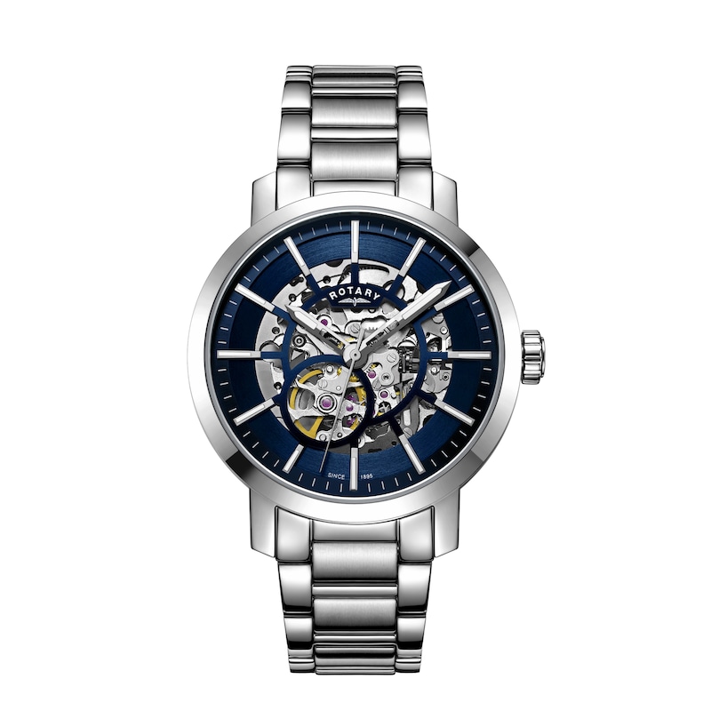Rotary Men's Greenwich Stainless Steel Bracelet Watch