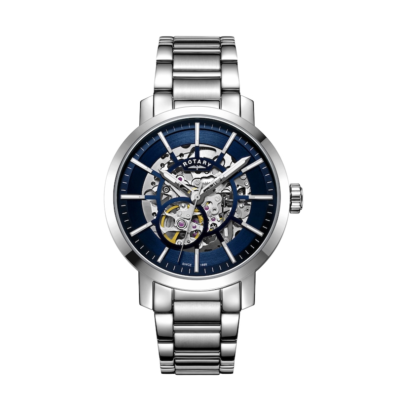 Main Image 1 of Rotary Men's Greenwich Stainless Steel Bracelet Watch