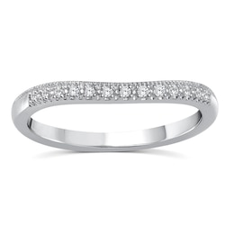 Perfect Fit Argentium Silver Diamond Eternity Ring