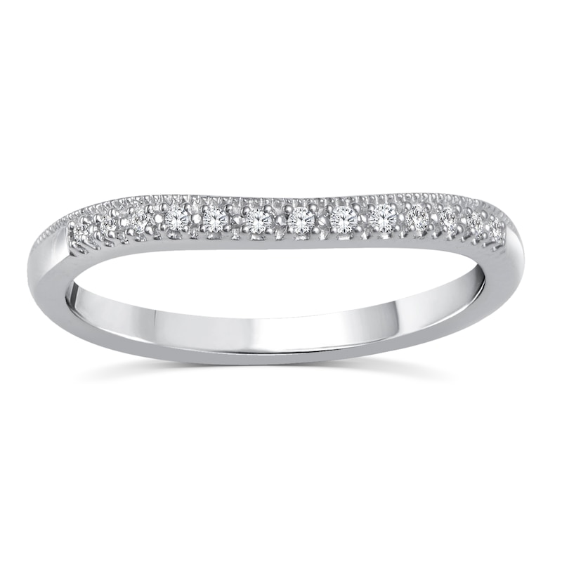 Main Image 1 of Perfect Fit Argentium Silver Eternity Diamond Ring