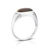 Thumbnail Image 2 of Men's Sterling Silver Tiger Eye Signet Ring