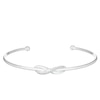 Thumbnail Image 1 of Sterling Silver Cubic Zirconia Infinity Symbol Bangle