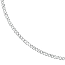 Sterling Silver 18" Curb 3mm Chain Necklace