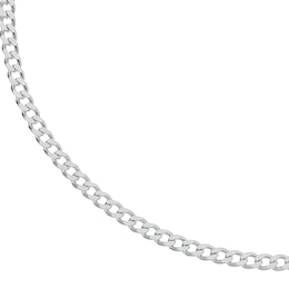 Sterling Silver 18 Inch Curb 4mm Chain Necklace