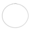 Thumbnail Image 1 of Sterling Silver 18 Inch Curb 4mm Chain Necklace