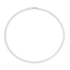 Thumbnail Image 2 of Sterling Silver 18" Curb 4mm Chain Necklace