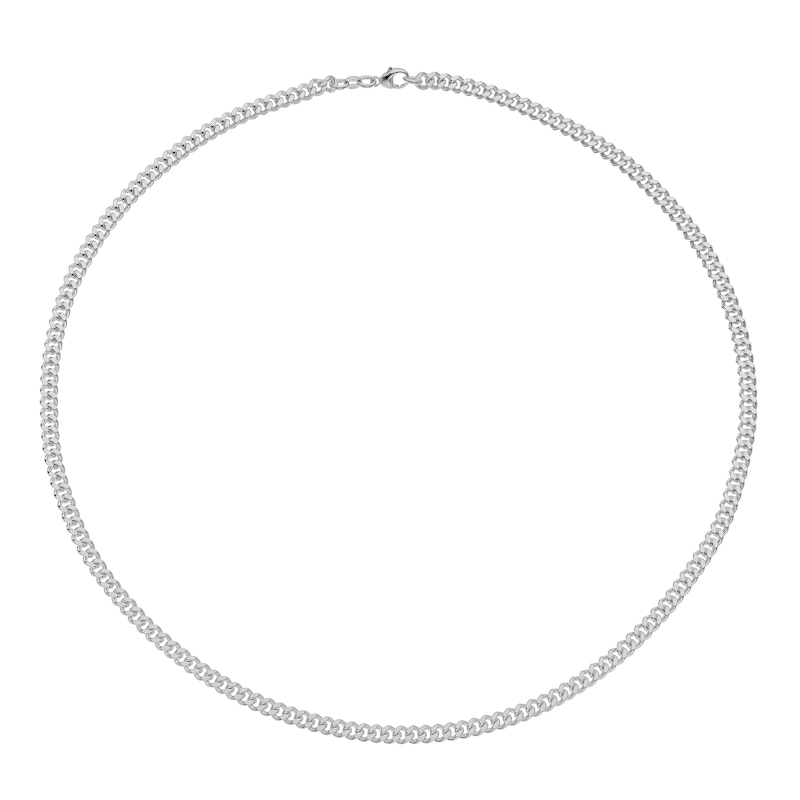 Main Image 2 of Sterling Silver 20" 5mm Curb Chain