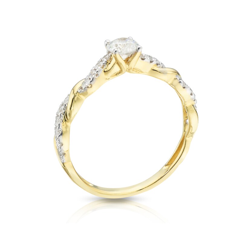 9ct Yellow Gold 0.50ct Diamond Solitaire Ring