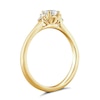 Thumbnail Image 2 of 9ct Yellow Gold 0.50ct Diamond Solitaire Baguette Shoulders Ring