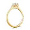 Thumbnail Image 3 of 9ct Yellow Gold 0.50ct Diamond Solitaire Baguette Shoulders Ring