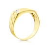 Thumbnail Image 2 of 9ct Gold Diamond Signet Ring