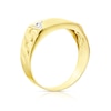 Thumbnail Image 3 of 9ct Yellow Gold Diamond Signet Ring