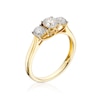 Thumbnail Image 2 of 9ct Yellow Gold 1ct Diamond Three Stone Ring