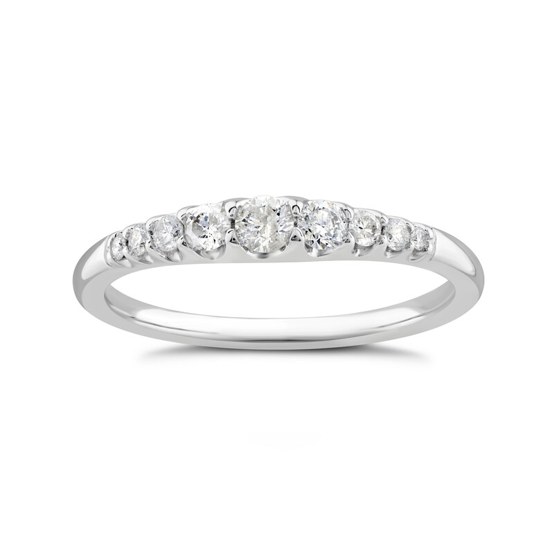 9ct White Gold 0.25ct Diamond Eternity Ring